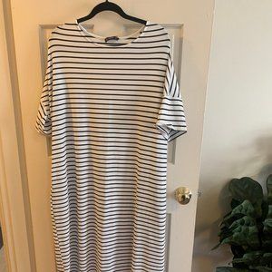 Stripe Maxi T-Shirt Dress